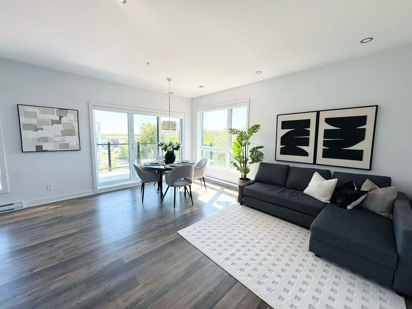 Soft-furnished living area